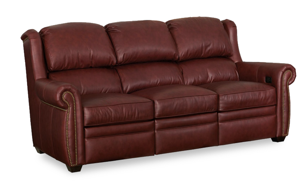 Bradington Young Discovery Power Sofa - Leather Furniture in Hampton Falls NH