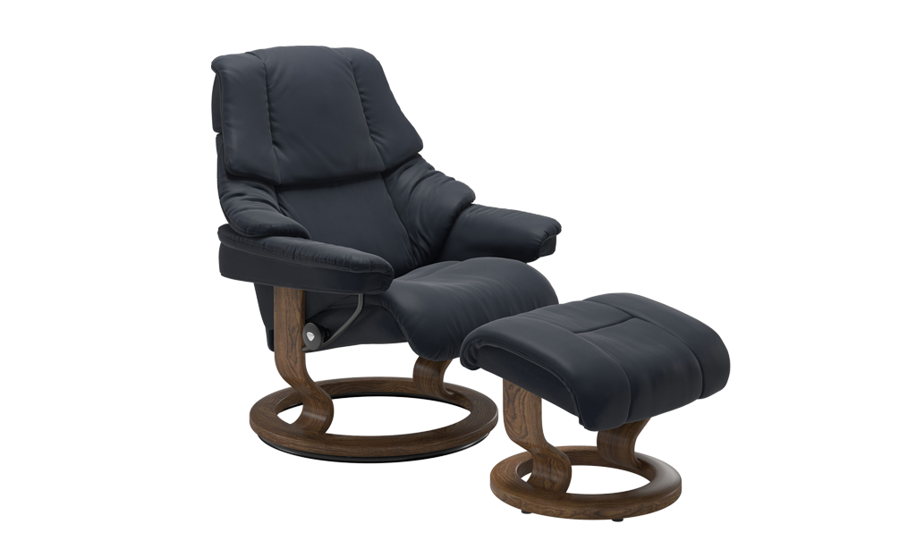 Ekornes Stressless Reno Recliner - Leather Furniture in Hampton Falls NH