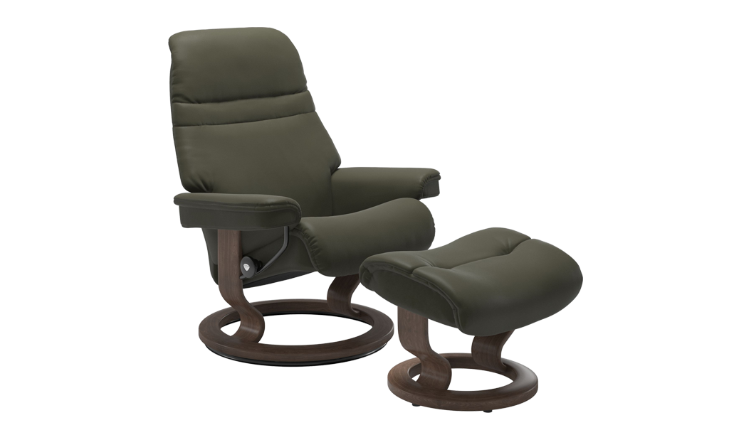 Ekornes Stressless Sunrise Recliner - Leather Furniture in Hampton Falls NH