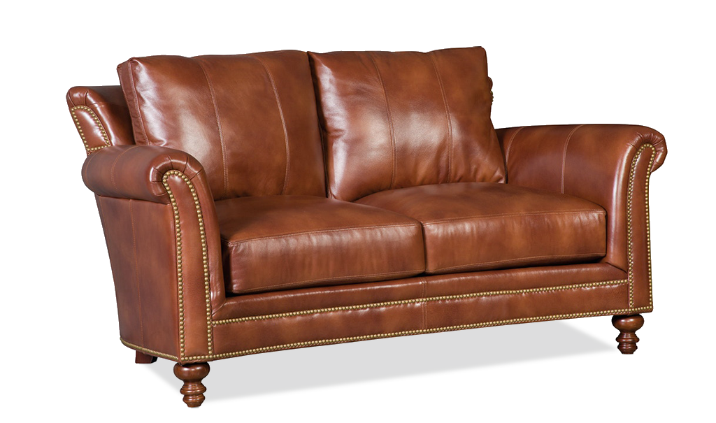Bradington Young Richardson Loveseat - Leather Furniture in Hampton Falls NH