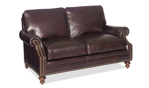 Bradington Young West Haven Loveseat - Leather Furniture in Hampton Falls NH