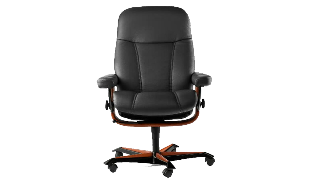 Ekornes Stressless Consul Office Chair - Leather Furniture in Hampton Falls NH