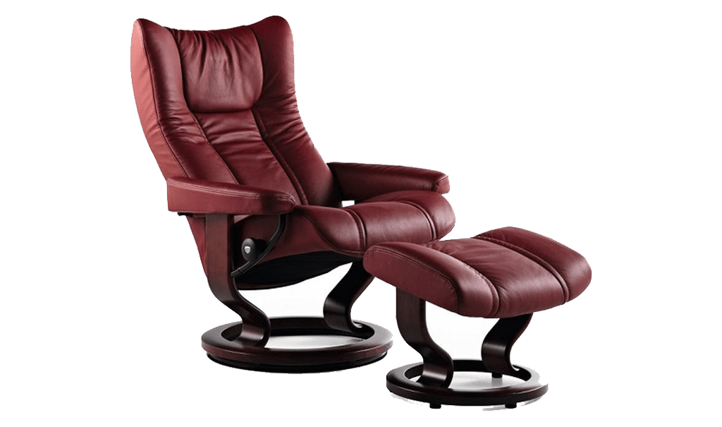 Ekornes Stressless Wing Recliner - Leather Furniture in Hampton Falls NH