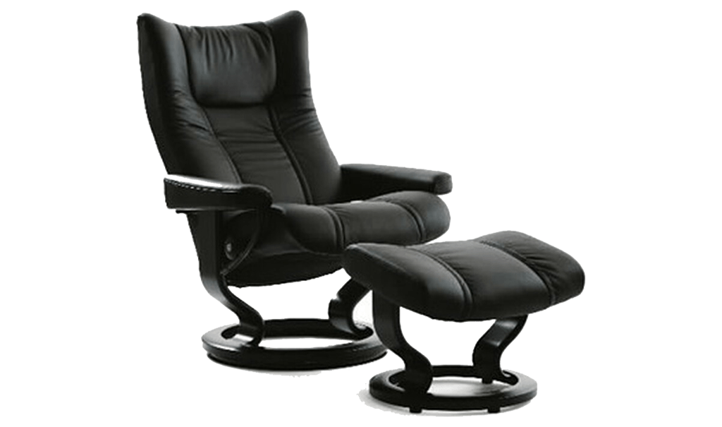 Ekornes Stressless Wing Recliner - Leather Furniture in Hampton Falls NH
