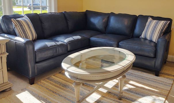 Bradington Young Manning Sectional - Leather Furniture in Hampton Falls NH