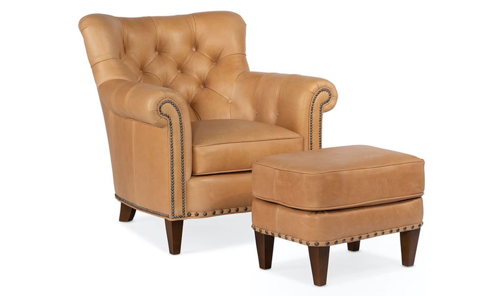 Bradington Young Kirby Chair - Leather Furniture in Hampton Falls NH