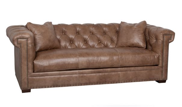 Classic Leather DiVinci Sofa - Leather Furniture in Hamption Falls NH