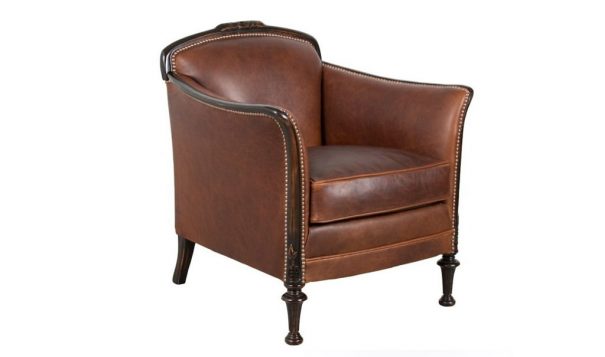 Classic Leather Ludon Chair - Leather Furniture in Hampton Falls NH