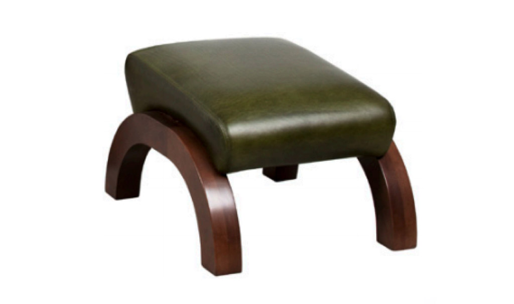 Classic Leather Lunar Ottoman - Leather Furniture in Hamption Falls NH